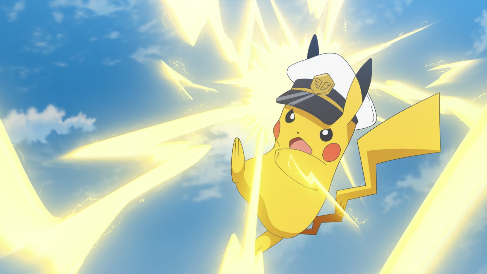 File Captain Pikachu Thunder Punch Png Bulbapedia The Community