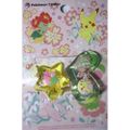 Pikachu/Cherubi hair clips