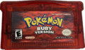 Pokémon Ruby cartridge