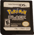 Pokémon Black cartridge