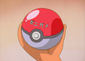 The Poké Ball containing Squirtle in Pokémon - I Choose You!