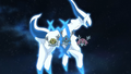 Water type Arceus in the anime