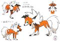 Lycanroc's Dusk Form has traits of the other two, note its mane and eye color
