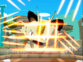 Meowth using Fury Swipes.