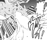 Ash Charizard Flamethrower M20 manga.png