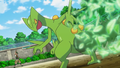Sceptile with three arms while using Leaf Storm