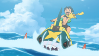 A Poké Ride Sharpedo