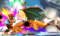 Charizard's Side Smash attack in the 3DS version