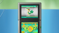 Scanning Snivy on the Unova Pokédex