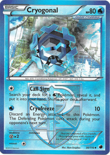 Cryogonal Plasma Freeze 30 Bulbapedia the community driven Pokémon