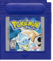Pokémon Blue cartridge