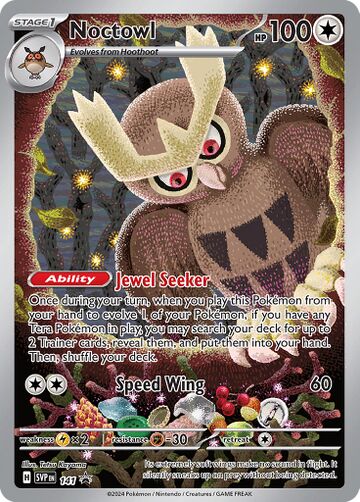 Noctowl Stellar Crown 115 Bulbapedia the community driven Pokémon