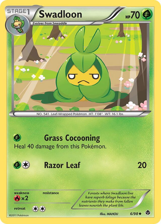 Swadloon Emerging Powers 6 Bulbapedia the community driven Pokémon