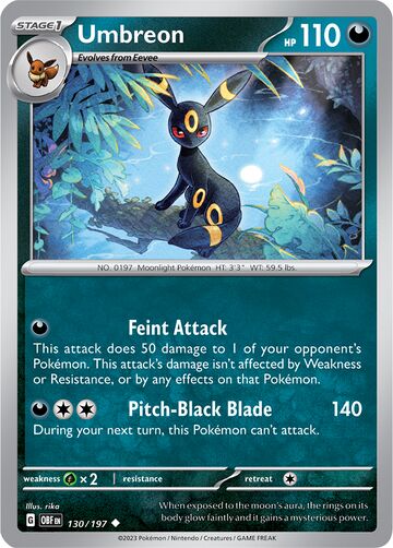 Umbreon Obsidian Flames Bulbapedia The Community Driven