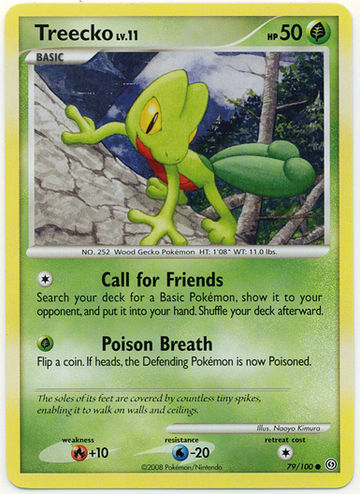 Treecko Stormfront Bulbapedia The Community Driven Pok Mon