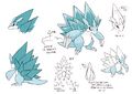 Alolan Sandslash's ice-covered steel quills and distinctive claws