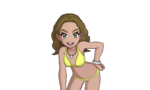 Swimmer Natasha