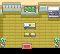 Interior of the building in Pokémon FireRed and LeafGreen