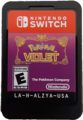 Pokémon Violet cartridge