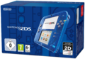 Transparent Blue Nintendo 2DS box