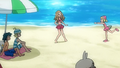 Ash's swim trunks in Pokémon the Series: XY