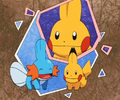 Mudkip from Dealing With a Fierce Double Ditto Drama!