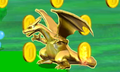 Golden Charizard in the 3DS version