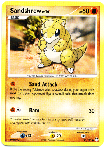 Sandshrew Mysterious Treasures 96 Bulbapedia The Community Driven