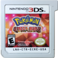 Pokémon Omega Ruby cartridge