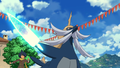 Samurott using its seamitar in the anime