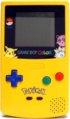 Special edition Game Boy Color that was bundled with Pokémon Yellow