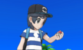 The male protagonist of Pokémon Sun and Moon in a cutscene in the Demo Version