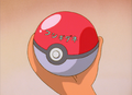 The Poké Ball containing Bulbasaur in Pokémon - I Choose You!