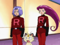 Team Rocket in a flashback during their days as Rocket Trainees