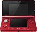 A Flame Red Nintendo 3DS