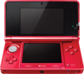 A Metallic Red Nintendo 3DS