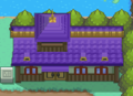 Exterior of the Pokémon School in Pokémon HeartGold and SoulSilver