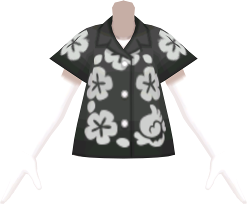 File:USUM Alola Shirt Black f.png