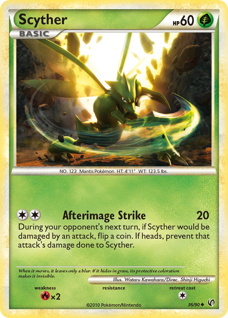 Scyther not inflicting the proper amount of damage - Competition