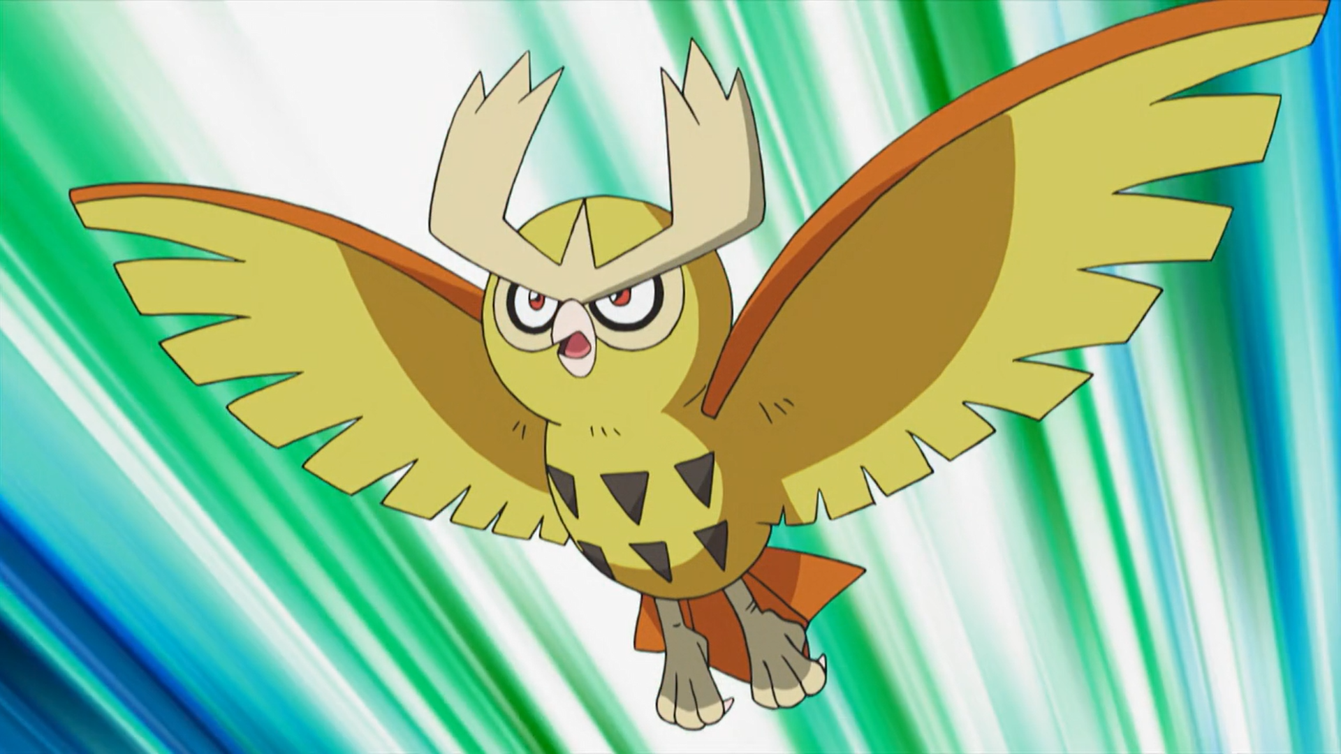 Pokemon - Ash Catches a Shiny Noctowl by dlee1293847 on DeviantArt