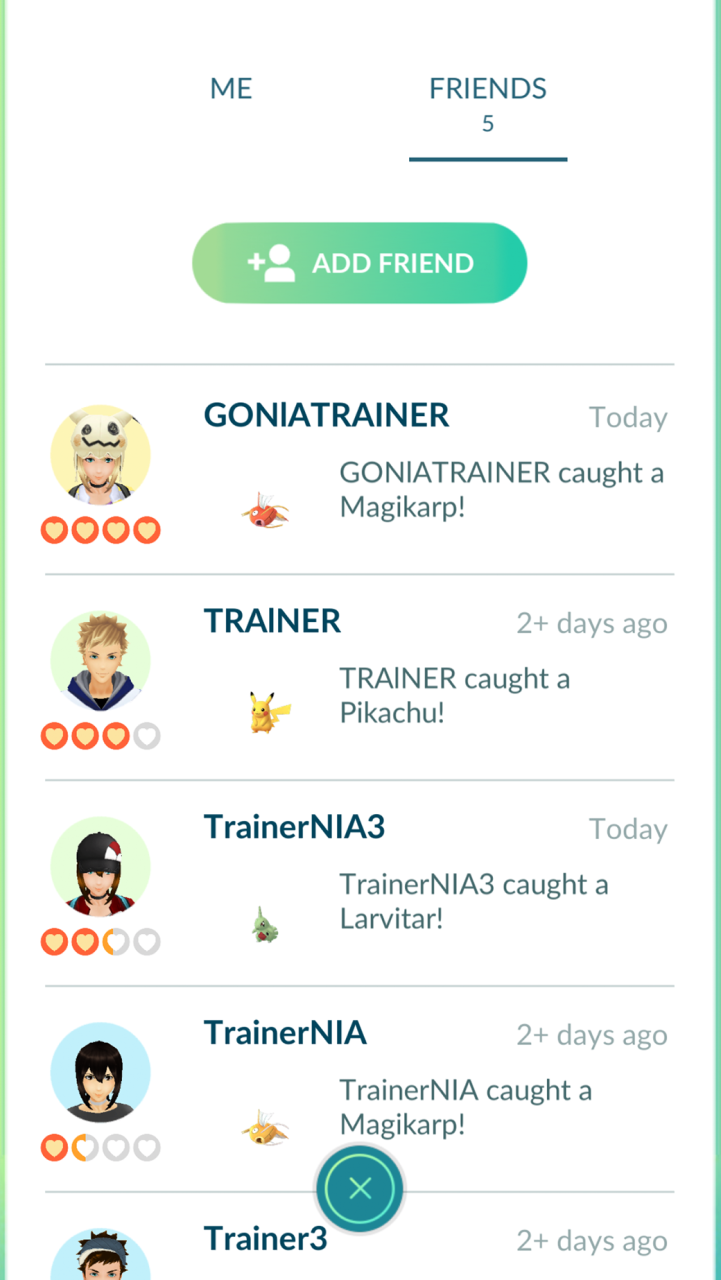 Pokemon Go friend codes - let's make the biggest community
