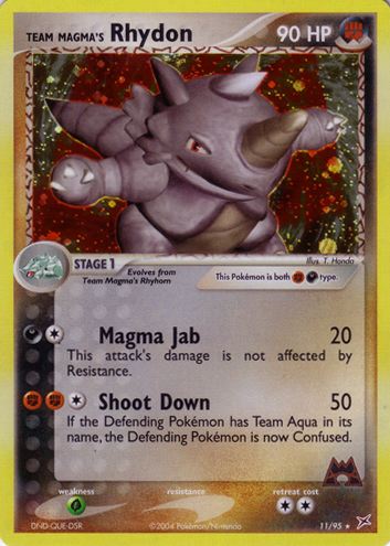 Team Magma's Rhydon (EX Team Magma vs Team Aqua 11) - Bulbapedia