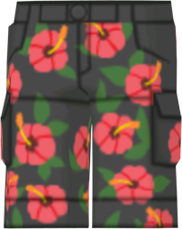 File:SM Patterned Cargo Shorts Flowers m.png