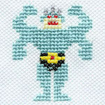 "The Machamp embroidery from the Pokémon Shirts clothing line."