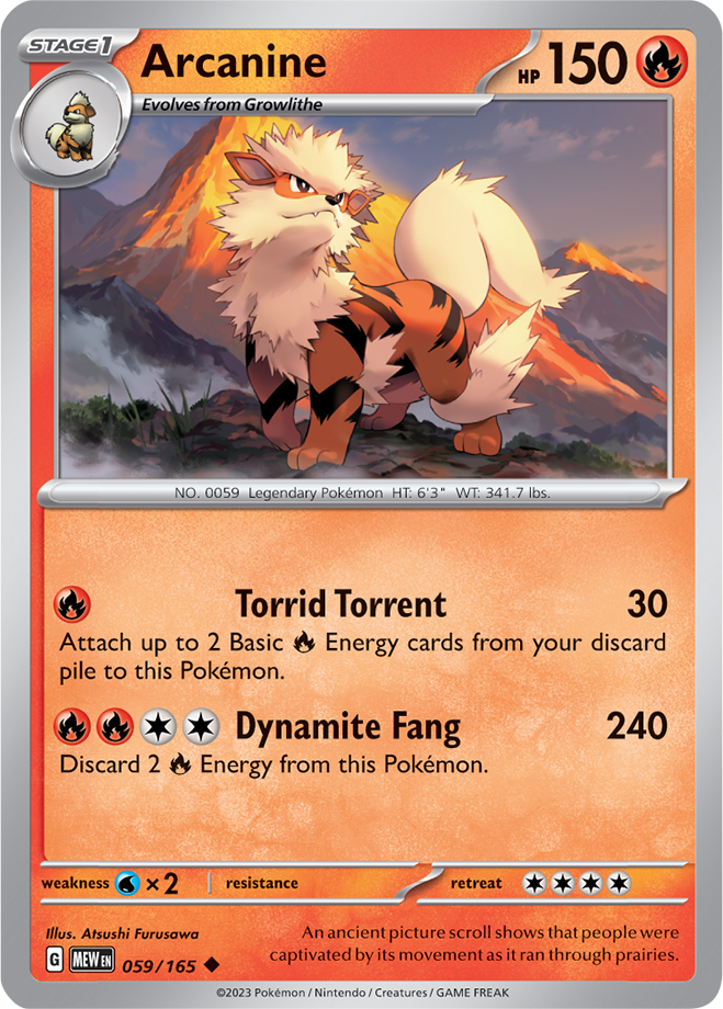 Arcanine 151 59 Bulbapedia The Community Driven Pokémon Encyclopedia