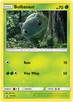 Bulbasaur - Pokémon TCG - Grass Type