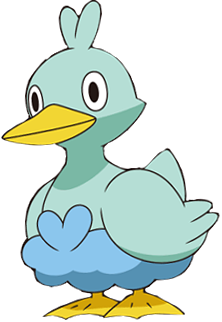 File:580Ducklett BW anime.png
