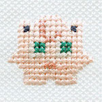 "The Jigglypuff embroidery from the Pokémon Shirts clothing line."