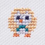 "The Rowlet embroidery from the Pokémon Shirts clothing line."