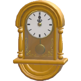 File:Antique clock Yellow 1 Pokopia Model.png